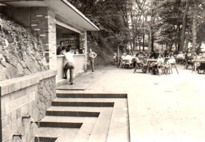 POSTAL PV06659: Font del Pico y bar con terraza en San Hilario Sacalm