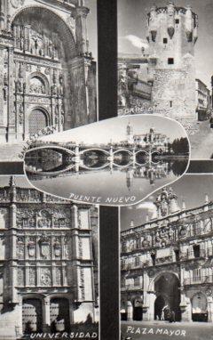 POSTAL PV06632: Vistas varias de Salamanca