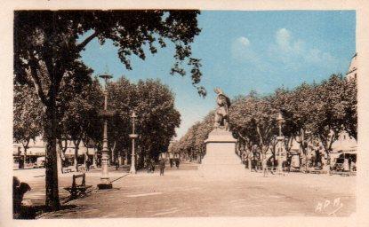 POSTAL PV06602: Beziers. Allees Paul Riquet