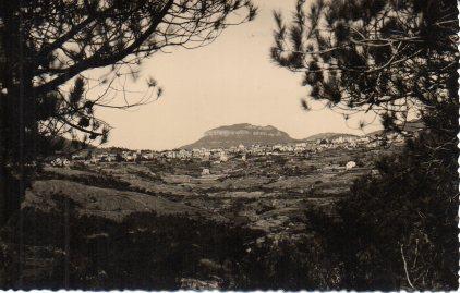 POSTAL PV06621: Vista de San Feliu de Codinas con la montaña de fondo San Sadurni