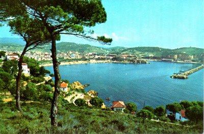 POSTAL PV06669: Vista general bahia y puerto de San Feliu de Guixols