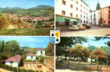 POSTAL PV06710: Vistas varias y escudo de San Hilario Sacalm