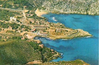 POSTAL PV06702: Vista aerea Cala San Vicente en Mallorca