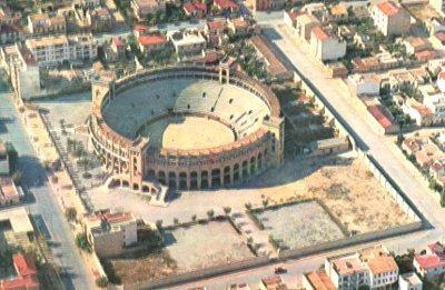 POSTAL PV06680: Vista aerea plaza de toros de Mallorca