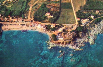 POSTAL PV06681: Vista aerea parcial de Calella de Palafrugell