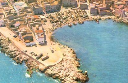 POSTAL PV06684: Vista aerea parcial de La Escala, Gerona
