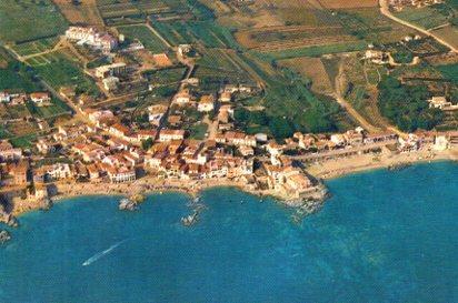 POSTAL PV06691: Vista aerea del pueblo de Calella de Palafrugell