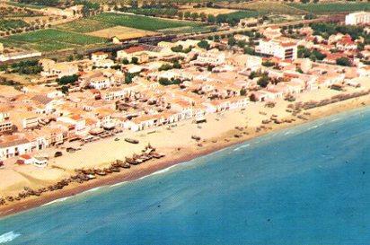 POSTAL PV06687: Vista aerea parcial de Calafell