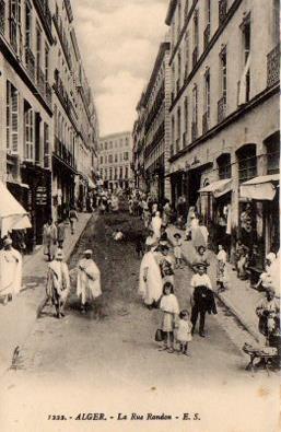 POSTAL PV06477: Alger. La Rue Randon