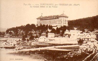 POSTAL PV06493: Font-Romeu par Odeillo, Le Grand Hotel et les Villas