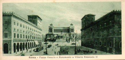 POSTAL PV06546: Roma. Piazza Venezia e Monumento a Vittorio Emanuele II