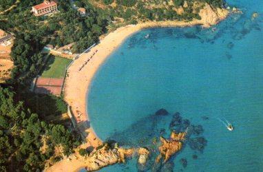 POSTAL PV06736: Vista aerea playa de Santa Cristina, Costa Brava