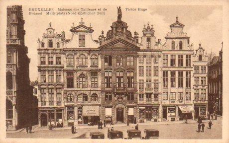 POSTAL PV06913: Bruxelles, Maisons des Tailleurs et de Victor Hugo