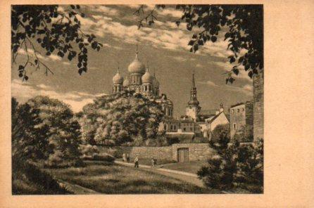 POSTAL PV06914: Tallinn, Alexander-Newsky-Kathedrale und Domkirche