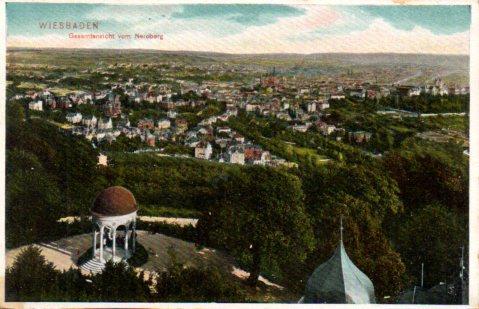 POSTAL PV06921: Wiesbaden. Gesambtansicht vom Neroberg