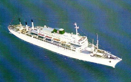 POSTAL PV06910: Moore-McCormack Lines, passenger liners Brasil and Argentina