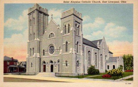 POSTAL PV06909: Saint Aloysius Catholic Church, East Liverpool, Ohio