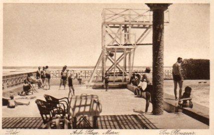 POSTAL PV06881: Anfa Plage, Maroc. Son Plongeoir