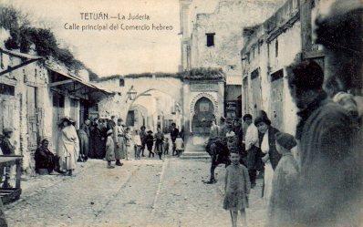 POSTAL PV06942: Tetuan, la Juderia. Calle principal del Comercio hebreo