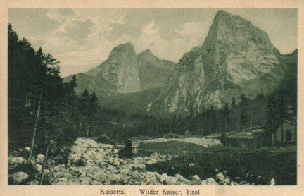 POSTAL PV06982: Kaisertal. Wilder Kaiser, Tirol