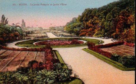 POSTAL PV06991: Alger. Le Jardin Français au Jardin d'Essai