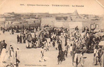 POSTAL PV06979: Tombouctou. Le Marche
