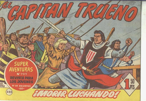El Capitan Trueno original numero 332