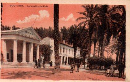 POSTAL PV06971: Boufarik. La Justice de Paix