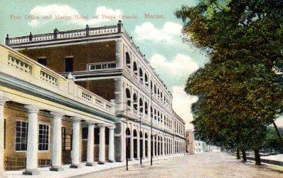 POSTAL PV06964: Post Office and Macao Hotel on Praya Grande, Macao