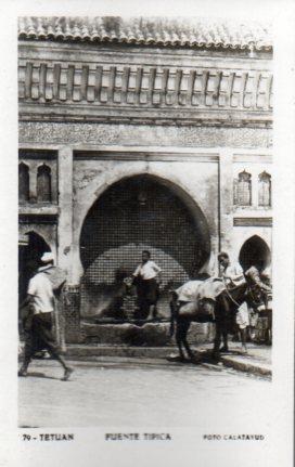 POSTAL PV06875: Fuente tipica en Tetuan