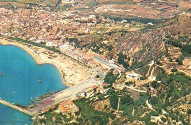 POSTAL PV06740: Vista aerea parcial de Blanes