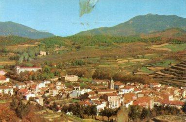 POSTAL PV06751: San Hilario Sacalm vista aerea del pueblo