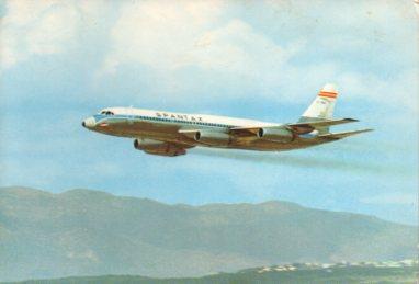 POSTAL PV06769: Avion Convair CV 990 A Coronado de Spantax
