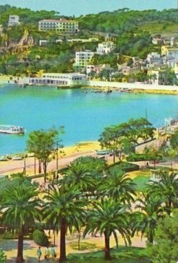 POSTAL PV06762: San Feliu de Guixols. Parque, playa y Raco de Garbi
