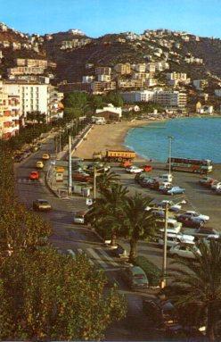 POSTAL PV06843: Vista parcial paso de montaña de la bahia de Rosas