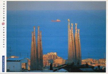 POSTAL PV06846: La Sagrada Familia desde el Carmel (ver descripcion)
