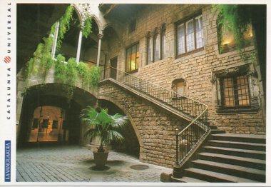 POSTAL PV06855: Interior Palau Berenguer d'Aguilar, Barcelona (ver descripcion)