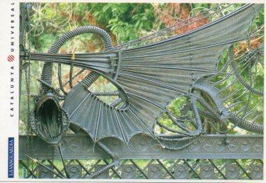POSTAL PV06859: Dragon de hierro de la Finca Guell, Barcelona (ver descripcion)