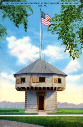 POSTAL PV06867: Mad Anthony Wayne Blockhouse. Erie, Estados Unidos
