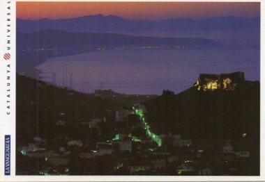 POSTAL PV06858: Vista noctur desde Cap de Begur (ver descripcion)