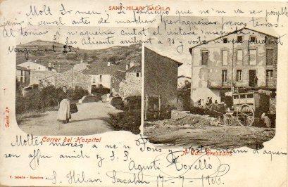 POSTAL PV06092: Carrer Hospital i Can Tressalls a Sant Hilari Sacalm