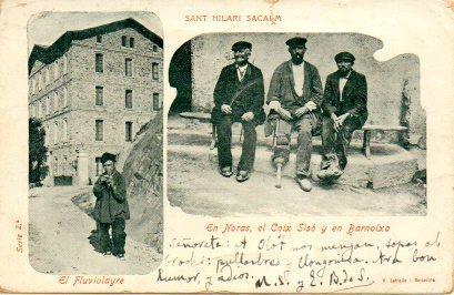 POSTAL PV06094: Sant Hilari Sacalm. En Noras, el Coix Siso, Barnoixa i el Fluviolayre