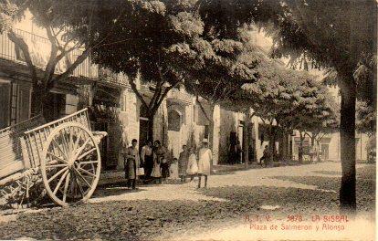 POSTAL PV06105: Plaza de Salmeron y Alonso en La Bisbal, Gerona