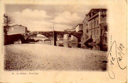 POSTAL PV06082: Vista del Pont Vell de La Bisbal, Girona