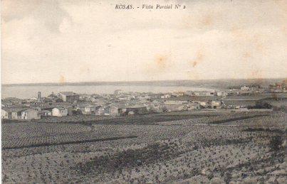 POSTAL PV06060: Vista parcial de Rosas nº 2, Costa Brava