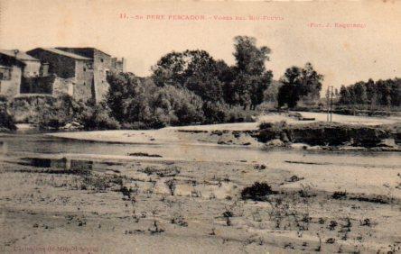 POSTAL PV06175: Vista vores del riu Fluvia, S. Pere Pescador