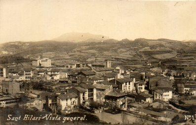 POSTAL PV06121: Vista general parcial de Sant Hilari Sacalm