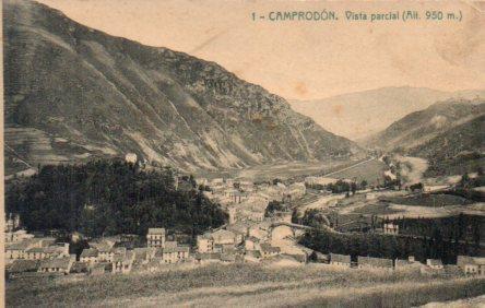 POSTAL PV06138: Vista parcial (alt 950m) de Camprodon