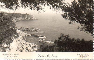 POSTAL PV05963: Punta d'En Perris en Palamos. Fotografia Granes
