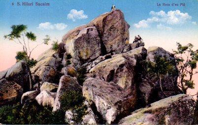 POSTAL PV05971: La Roca d'en Pla en S. Hilari Sacalm. Col-leccio Ximeno Planas